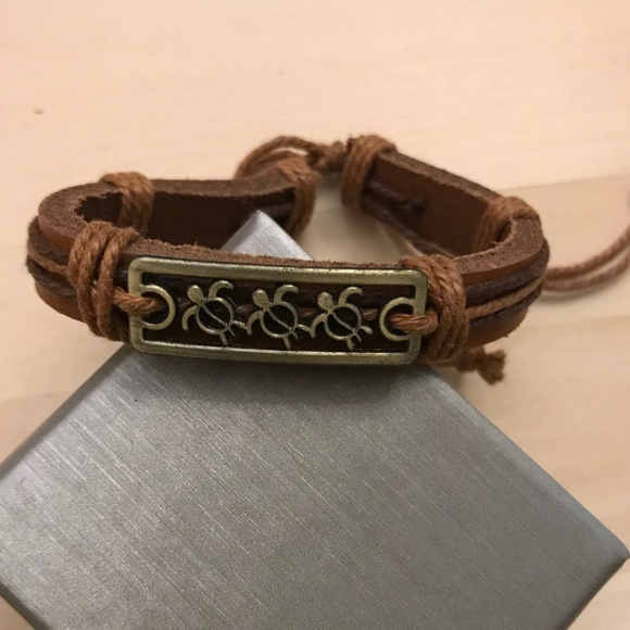 Genuine leather Vintage Bracelet - Picture 1 of 4